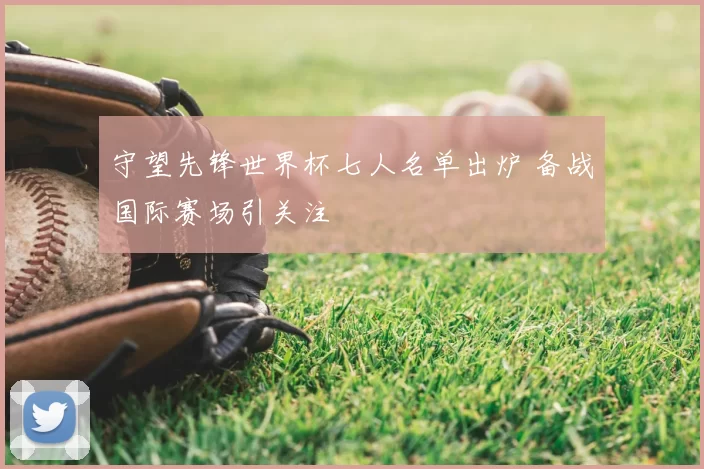 守望先锋世界杯七人名单出炉 备战国际赛场引关注