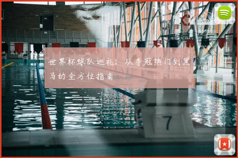 世界杯球队巡礼：从夺冠热门到黑马的全方位指南