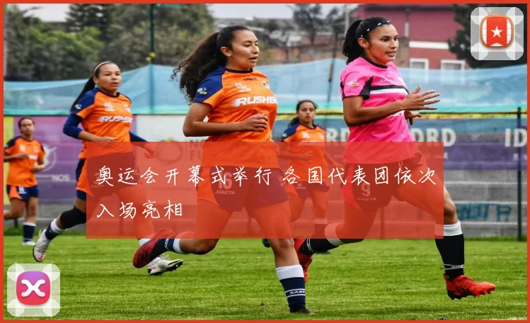 奥运会开幕式举行 各国代表团依次入场亮相